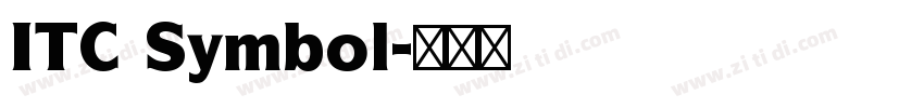 ITC Symbol字体转换